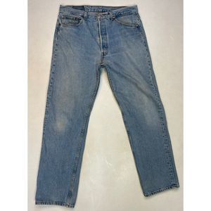 VINTAGE Levi's 501 Denim Jeans Men 34 X 30 Blue Tag Size 38 x 32 USA